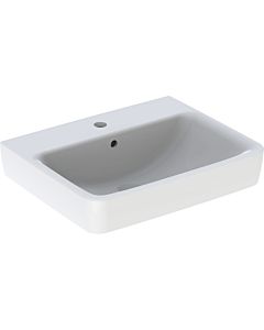 Geberit Renova Plan washbasin 501632008 55x44cm, with central tap hole, with overflow, white KeraTect