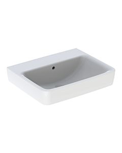 Geberit Renova Plan washbasin 501634008 55x44cm, without tap hole, with overflow, white KeraTect
