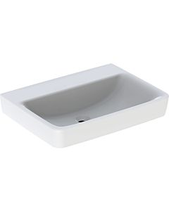 Geberit Renova Plan washbasin 501643008 65x48cm, without tap hole, without overflow, white KeraTect