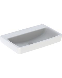 Geberit Renova Plan washbasin 501693008 75x48cm, without tap hole, without overflow, white KeraTect