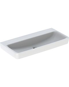 Geberit Renova Plan washbasin 501709001 100x48cm, without tap hole, without overflow, white