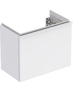 Geberit iCon hand washbasin base cabinet 502302013 52x41.5x30.7cm, 2000 drawer, matt white, matt white handle