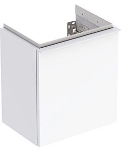 Geberit iCon lave-mains bas 502300011 37x41,5x27,9cm, 2000 blanc à droite, match2 brillant, poignée blanc mat