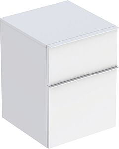 Geberit iCon side cabinet 502315013 45x60x47.6cm, 2 drawers, white matt / handle white matt