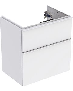 Geberit iCon unit 502307013 59.2x61.5x41.6cm, 2 drawers, matt white, matt white handle