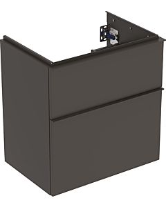 Geberit iCon unit 502307JK1 59.2x61.5x41.6cm, 2 drawers, body/front/handle lava matt