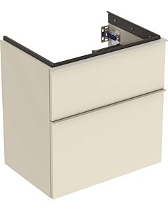 Geberit iCon unit 502307JL1 59.2x61.5x41.6cm, 2 drawers, sand high gloss, handle sant matt