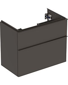 Geberit iCon unit 502308JK1 74x61.5x41.6cm, 2 drawers, body/front/handle lava matt