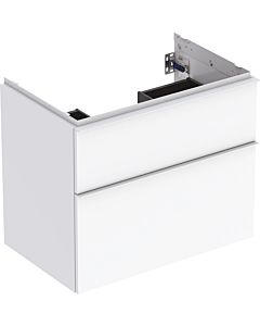 iCon Geberit vasque 502304011 74x61,5x47,6cm, 2 tiroirs, blanc / laqué brillant