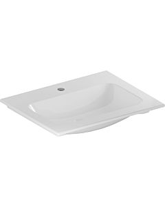 Geberit iCon light furniture washbasin 501843001 with tap hole, without overflow, white