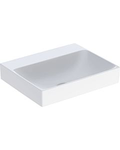 Geberit One lavabo 505021016 50 cm, sans trou pour robinet ni trop-plein, blanc KeraTect