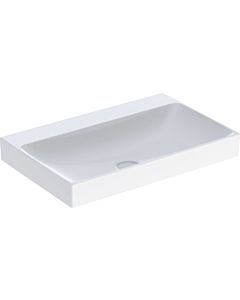 Geberit One lavabo 505021012 75 cm, sans trou pour robinet ni trop-plein, blanc KeraTect