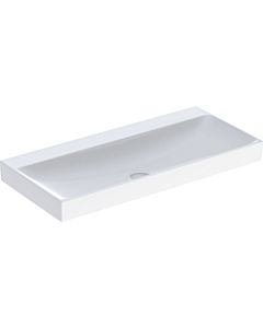Geberit One lavabo 505021014 105 cm, sans trou pour robinet ni trop-plein, blanc KeraTect