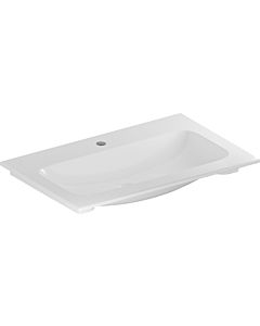 Geberit iCon light furniture washbasin 501844001 with tap hole, without overflow, white