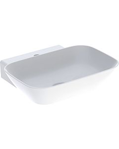 Geberit One washbasin 505041016 50cm, bowl shape, without overflow, white KeraTect, center tap hole
