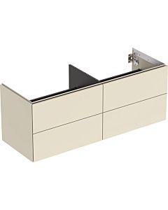 Geberit One unit 505266004 133.2x50.4x47cm, 4 drawers, sand-grey/lacquered high-gloss