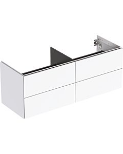 Geberit One unit 505266001 133.2x50.4x47cm, 4 drawers, white/lacquered high gloss