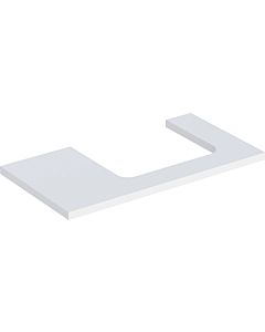 Geberit One plate 505323002 90 x 3 x 47 cm, blanc /laqué mat, découpe à droite