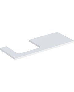 Geberit One plate 505305002 120 x 3 x 47 cm, blanc /laqué mat, découpe à gauche