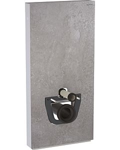 Geberit Monolith mur WC module 131022JV5 Hauteur 101cm, façade aspect béton, côté aluminium