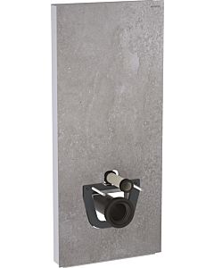 Geberit Monolith Wand-WC-Modul 131031JV5 Bauhöhe 114cm, Front betonoptik, Seite aluminium