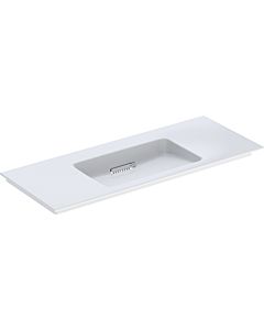 Geberit One furniture washbasin 505016001 120 cm, without tap hole and overflow, white KeraTect/cover white
