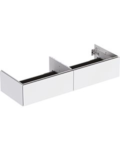 Geberit One unit 505076002 133.2x50.4x47cm, 2 drawers, white/matt lacquered