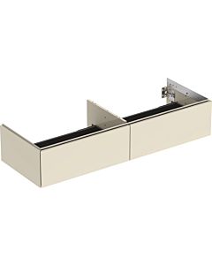 Geberit One unit 505076004 133.2x50.4x47cm, 2 drawers, sand-grey/lacquered high-gloss