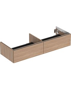 Geberit One unit 505076005 133.2x50.4x47cm, 2 drawers, oak/melamine wood structure