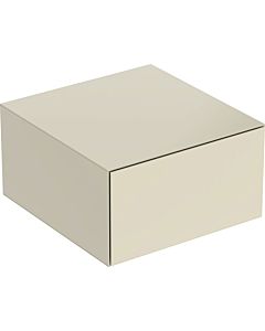 Geberit One side cabinet 505078004 45x24.5x47cm, 2000 drawers, sand-grey/lacquered high-gloss