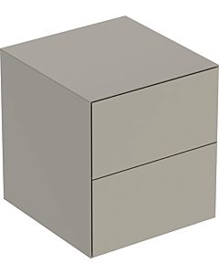 Geberit One side cabinet 505077007 45x49.2x47cm, 2 drawers, greige/matt lacquered