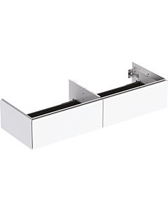 Geberit One unit 505076001 133.2x50.4x47cm, 2 drawers, white/lacquered high gloss