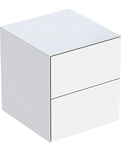 Geberit One side cabinet 505077001 45x49.2x47cm, 2 drawers, white/lacquered high gloss