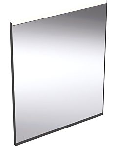 Geberit Option Plus Square light mirror 502781141 60 x 70 cm, matt black/anodised aluminium, direct/indirect lighting