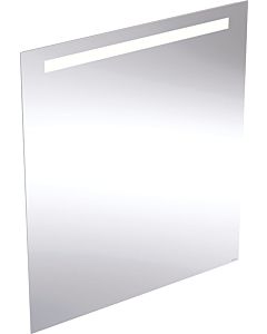 Geberit Option Basic Square miroir lumineux 502813001 Éclairage au-dessus, 80 x 90 cm