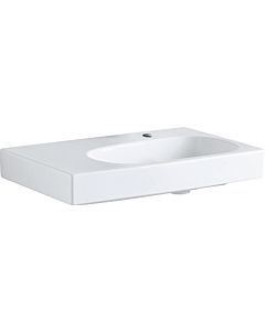 Geberit Citterio washstand 500546011 75x50cm, tap hole right, without overflow, shelf left, KeraTect / white