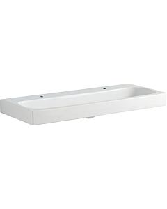 Geberit Citterio washstand 500553011 120x50cm, tap hole left and right, without overflow, KeraTect / white