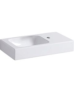 Geberit iCon wash basin 124053600 53 x 31 cm, white, Keratect, tray right