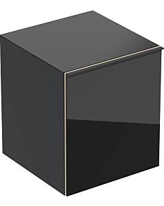 Keramag Acanto Seitenschrank 500618161 45x52x47,6cm, Glas schwarz - schwarz matt