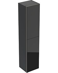 Keramag Acanto Hochschrank 500619161 38x173x36cm, Glas schwarz -  schwarz matt