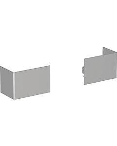 couvercle Geberit 243444JF1 en bas, support WC , gris moyen, pour module sanitaire Monolith
