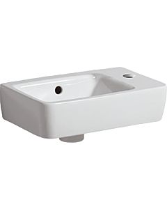 Geberit lavabo Renova Compact 276140000 blanc, 40 x 25 cm, avec trou à droite