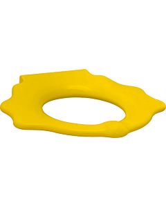 Geberit Bambini WC seat ring 573372000 with support function, turtle design, traffic yellow