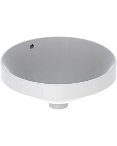 Geberit VariForm washbasin 500701002 d = 40cm, without tap hole, with overflow, round, white KeraTect