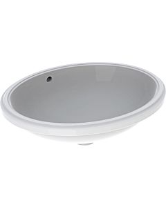 Geberit VariForm Geberit VariForm 500753002 56x46cm, without tap hole, with overflow, oval, white KeraTect