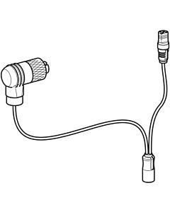 Geberit connection cable 244948001 internal, for volume flow Kabel , match1 / plug black
