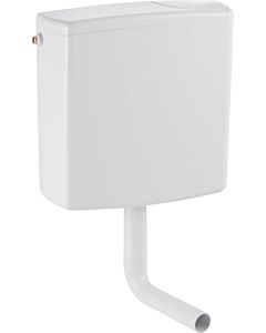 Geberit exposed cistern 140000EP1 low-hanging, condensation-insulated, flush stop, pergamon