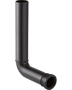 Geberit elbow 118210161 Ø 50 mm, 90 degrees, for thick wall structures, PE-HD, black