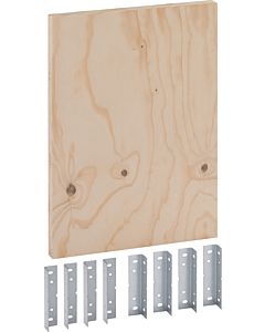 Geberit Duofix Montageplatte 111859001 50x35x2cm, aus Holz, für AP Armaturen, universell
