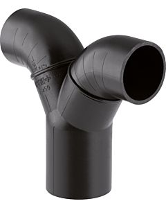 Geberit Pe double connection elbow 363472161 DN 56/50, 90 degrees, PE-HD, for sleeve